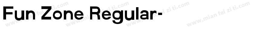 Fun Zone Regular字体转换